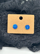 Load image into Gallery viewer, Druzy Resin stud earrings
