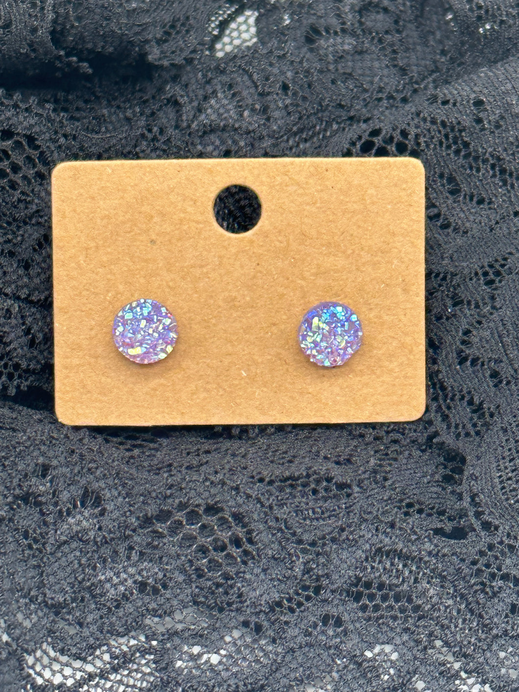 Druzy Resin stud earrings