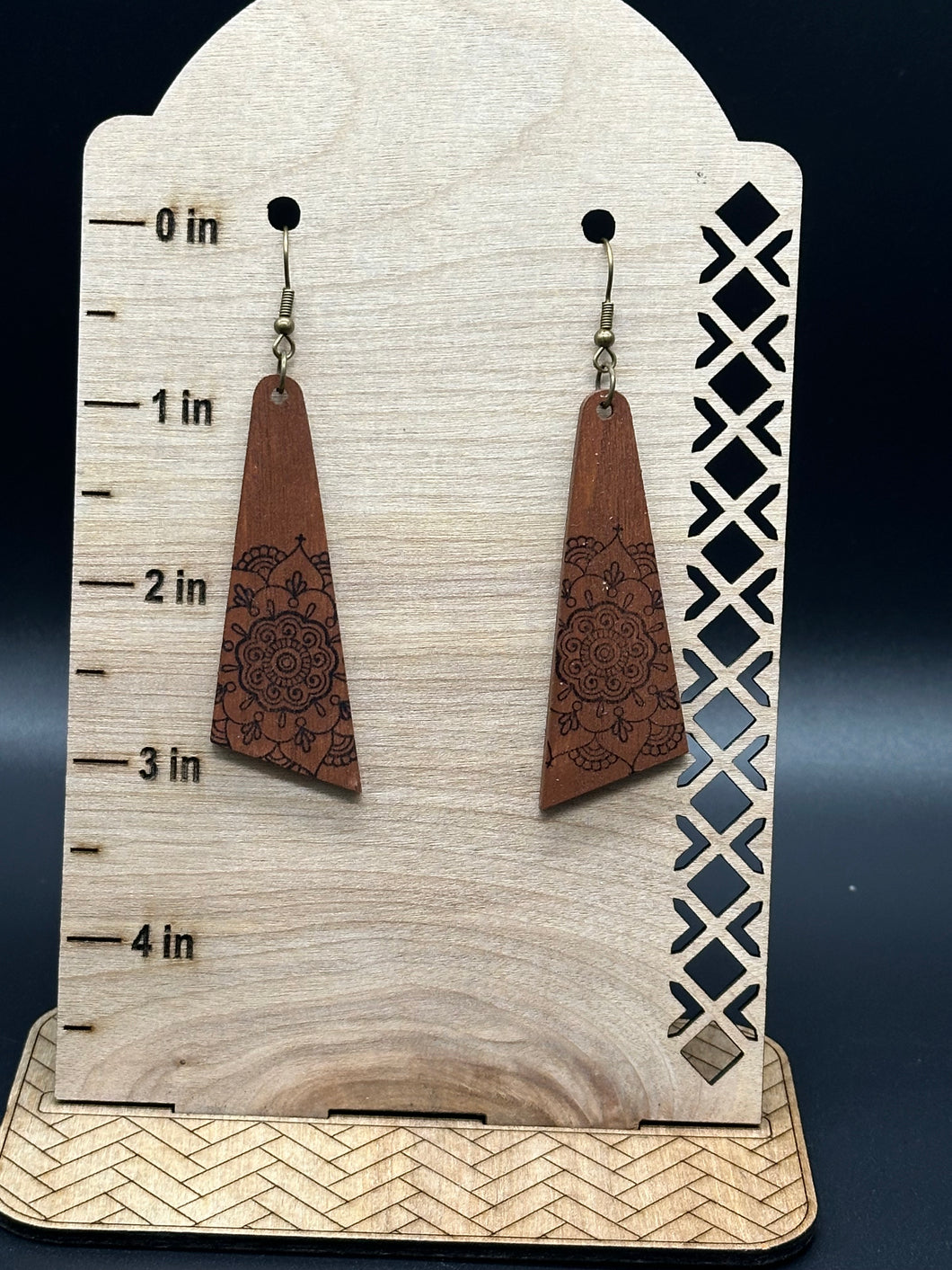 Wood earrings