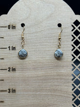 Load image into Gallery viewer, Aqua stone earrings
