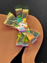 Load image into Gallery viewer, Iridescent jelly hair bows
